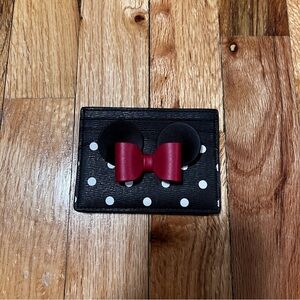 Kate Spade Disney Minnie Mouse Polka Dot Card Case Wallet